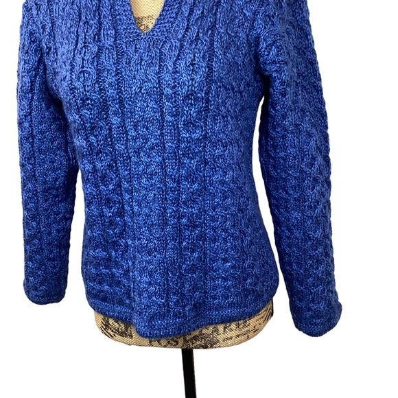Aran Sweater Market Ireland Cable Knit Wool - Picture 2 of 6